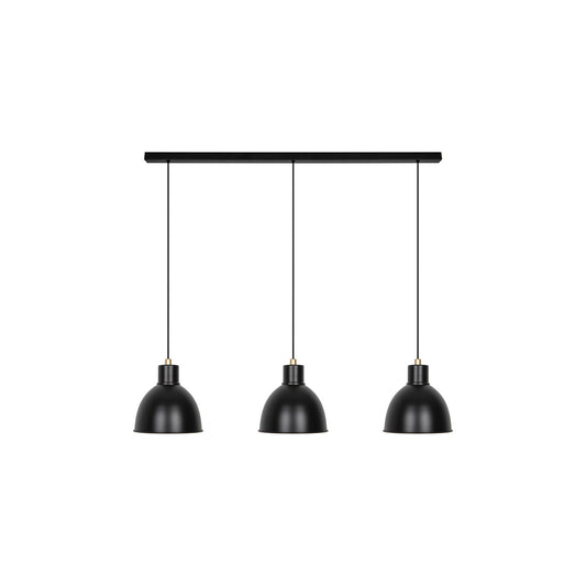 Pop 3 Pendant in Matt Black