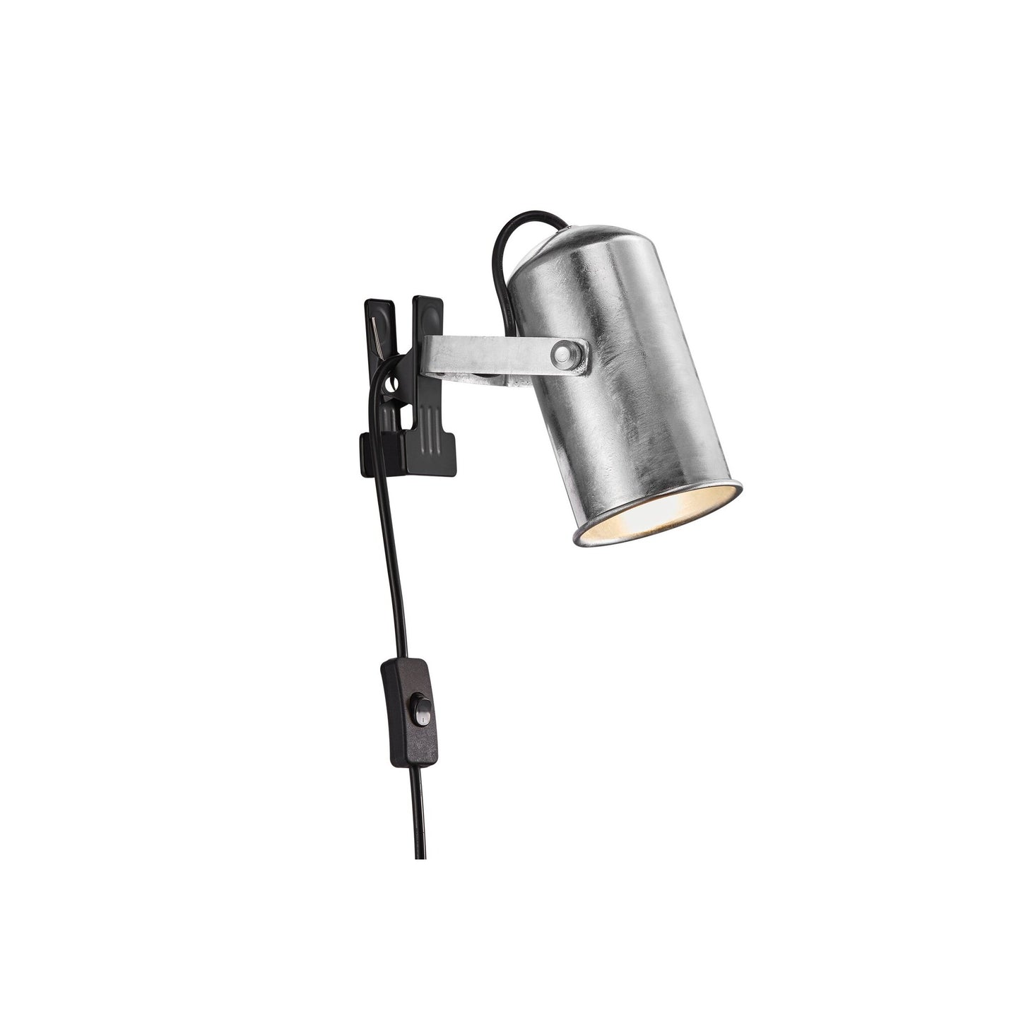 Porter Clamp Lamp in Galvanized