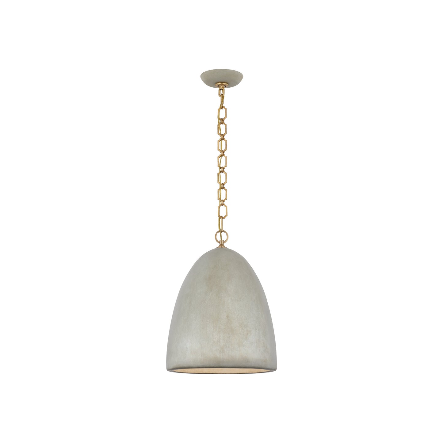 Elliot Medium Dome Pendant in Portland Grey