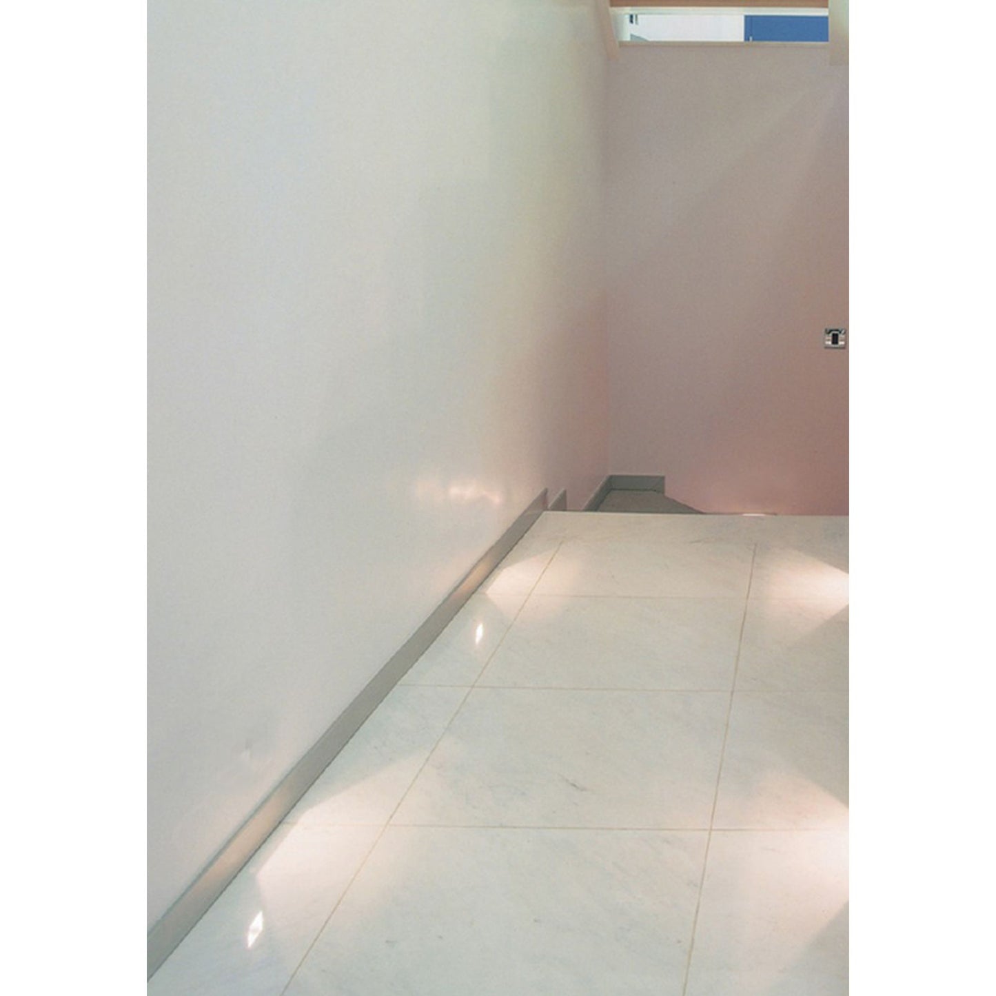 Slide, Recessed Wall Light in White