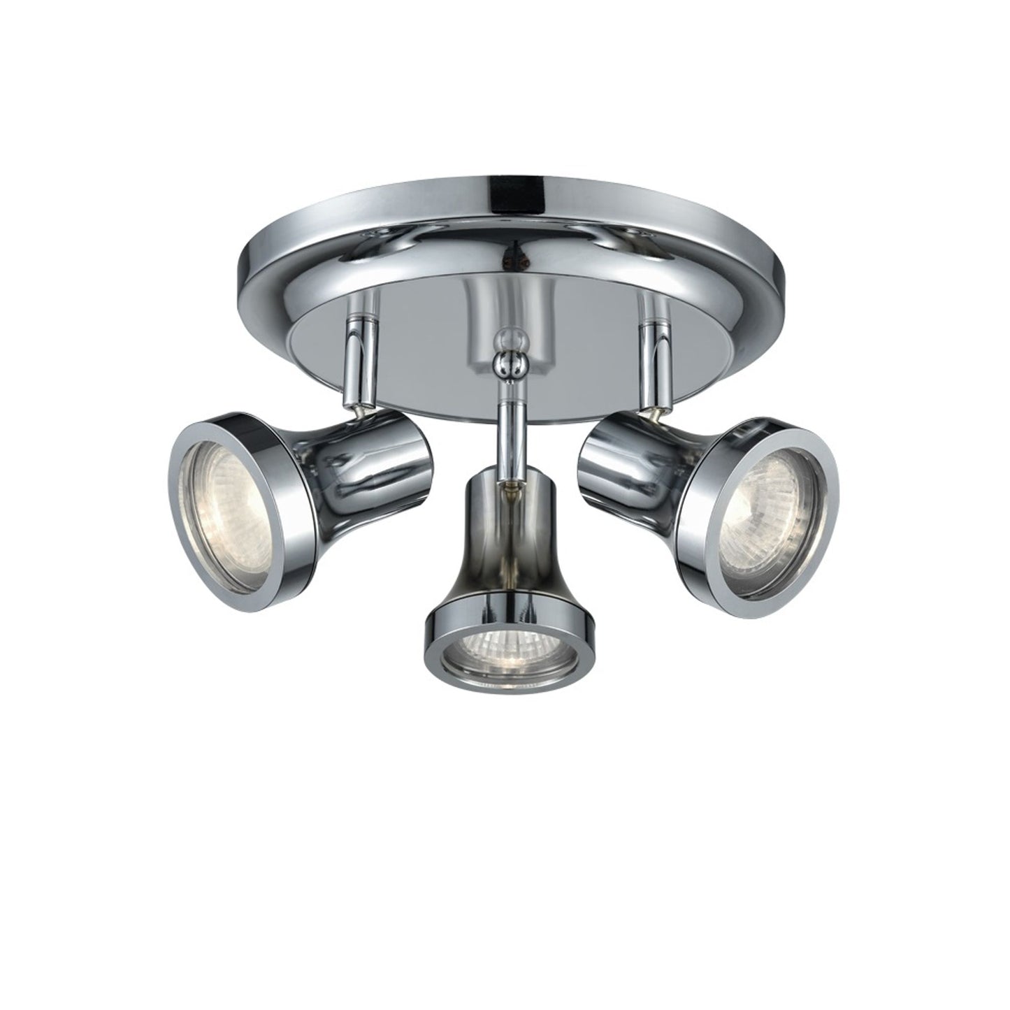 Bathroom 3-Light Ceiling Spot IP44 in Chrome