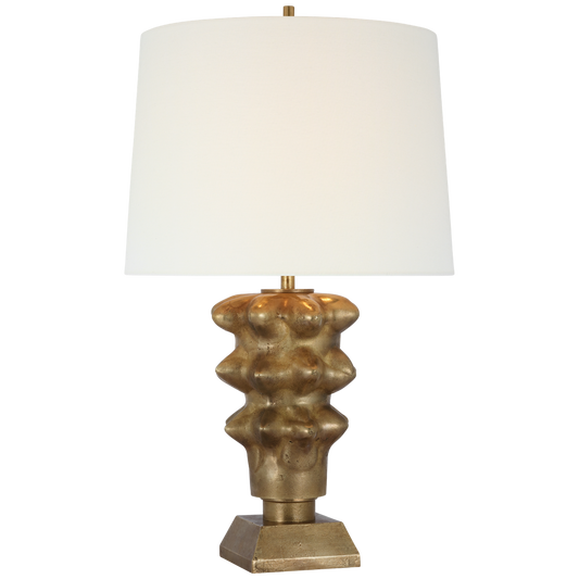 Luxor Medium Table Lamp with Linen Shade