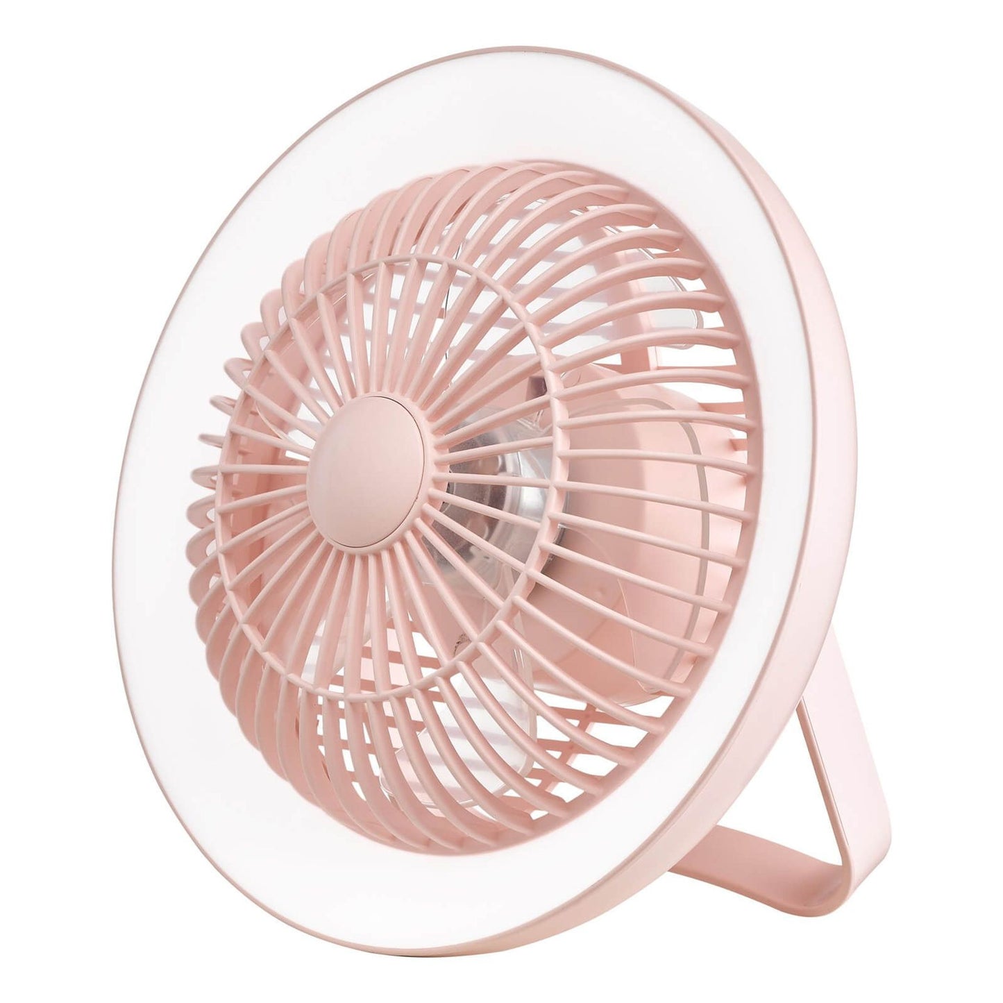 Turbo Rechargeable Desk Fan With LED Lamp