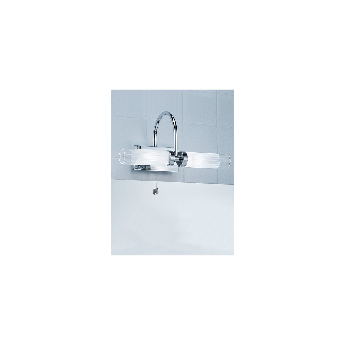 Bathroom 2-Light Wall Bracket IP44 in Chrome