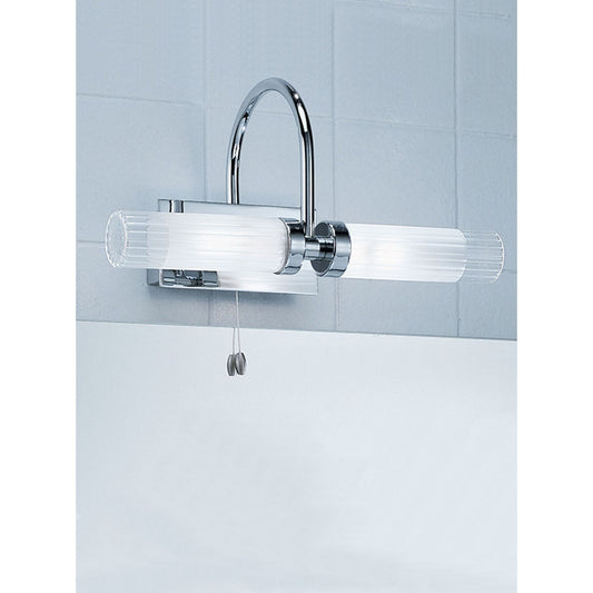 Bathroom 2-Light Wall Bracket IP44 in Chrome