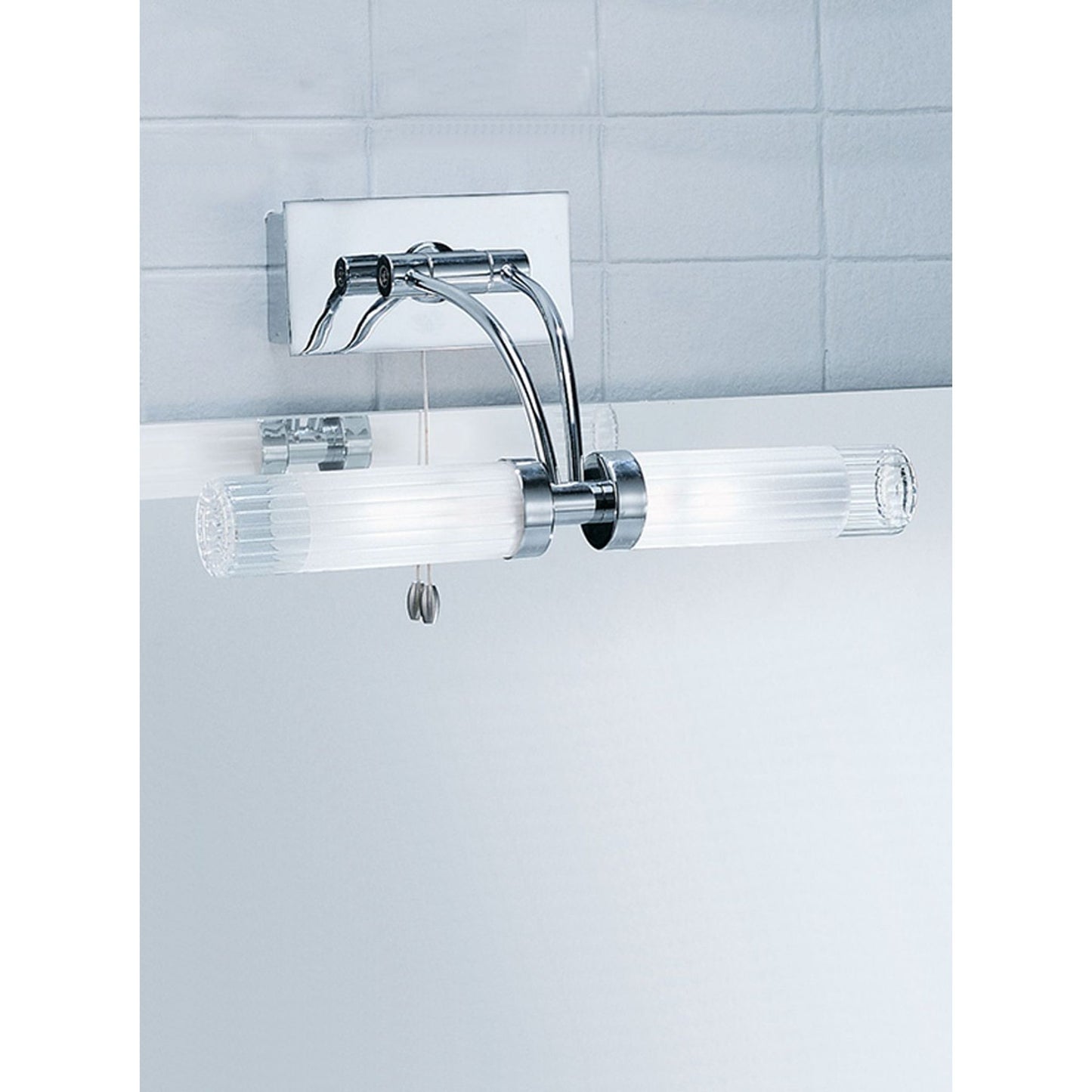 Bathroom 2-Light Wall Bracket IP44 in Chrome