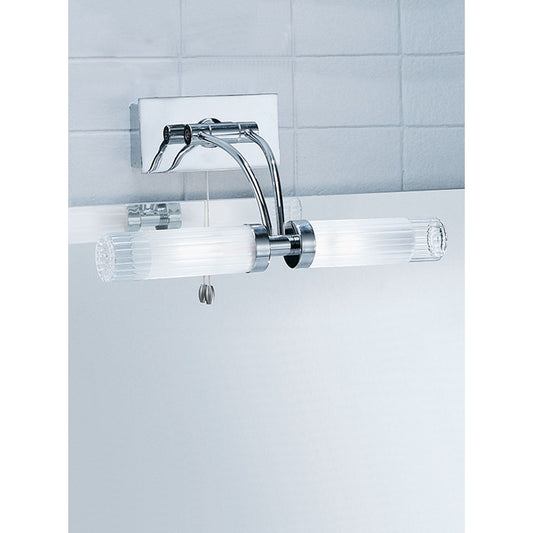 Bathroom 2-Light Wall Bracket IP44 in Chrome