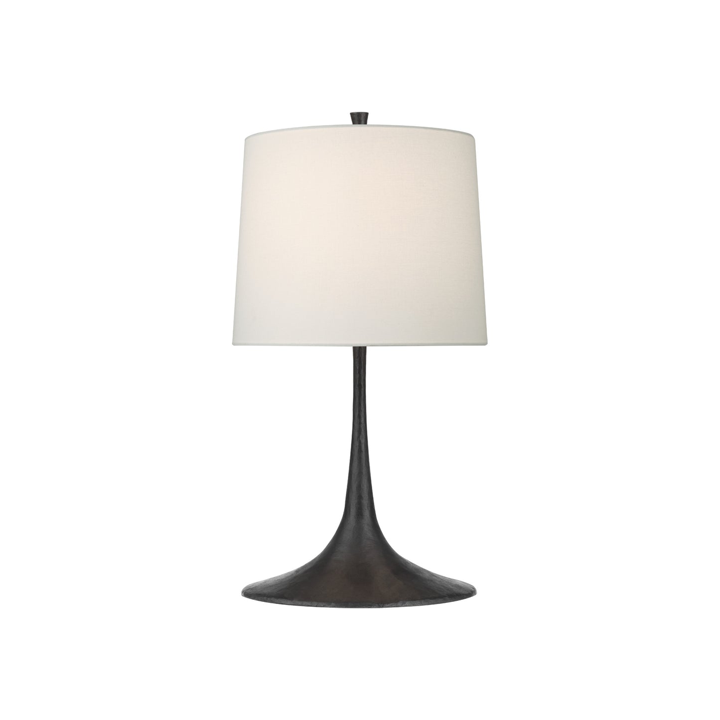 Oscar Medium Sculpted Table Lamp with Linen Shade