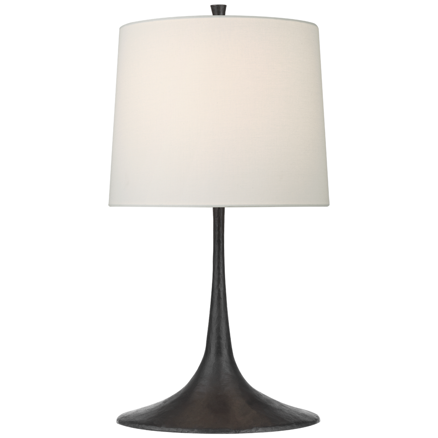 Oscar Medium Sculpted Table Lamp with Linen Shade