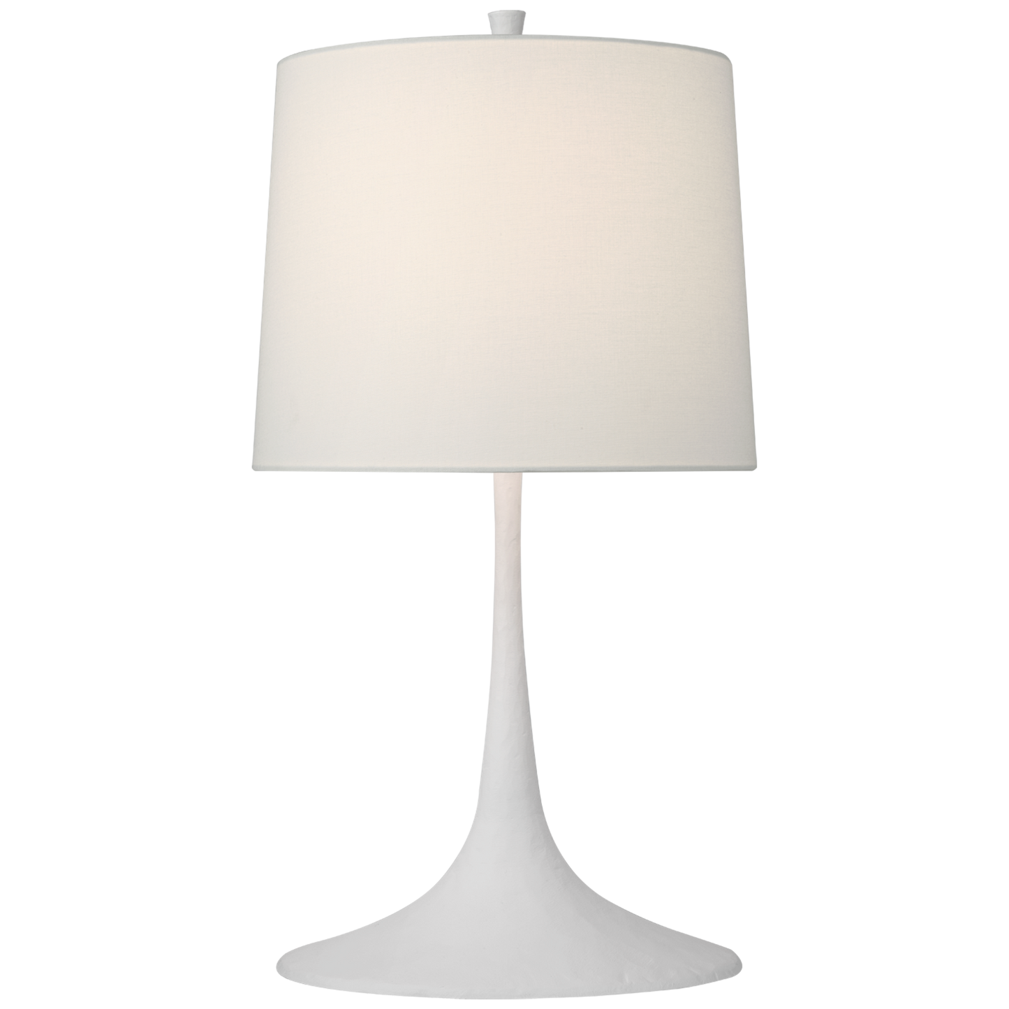 Oscar Medium Sculpted Table Lamp with Linen Shade