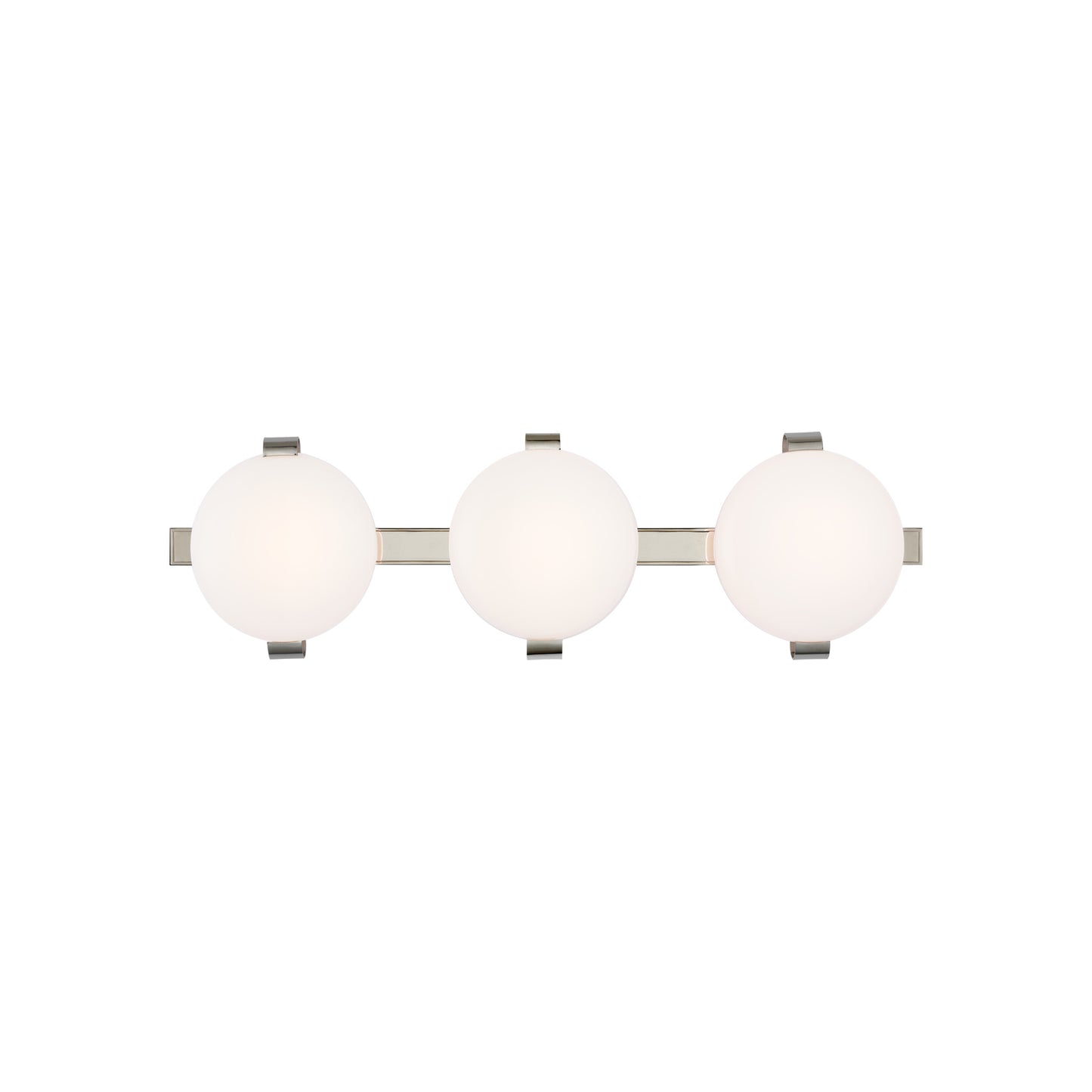 Marisol 28" Bath Bar Wall Light with White Glass