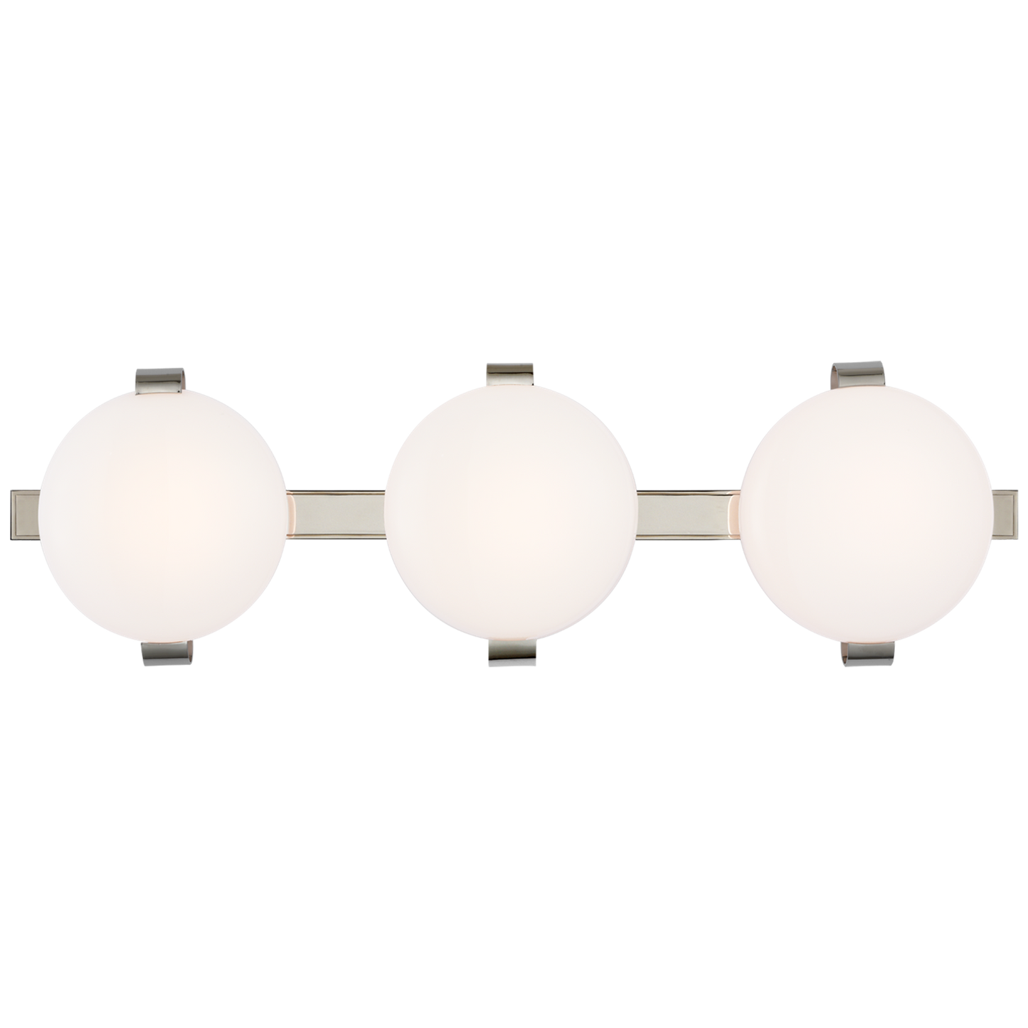 Marisol 28" Bath Bar Wall Light with White Glass