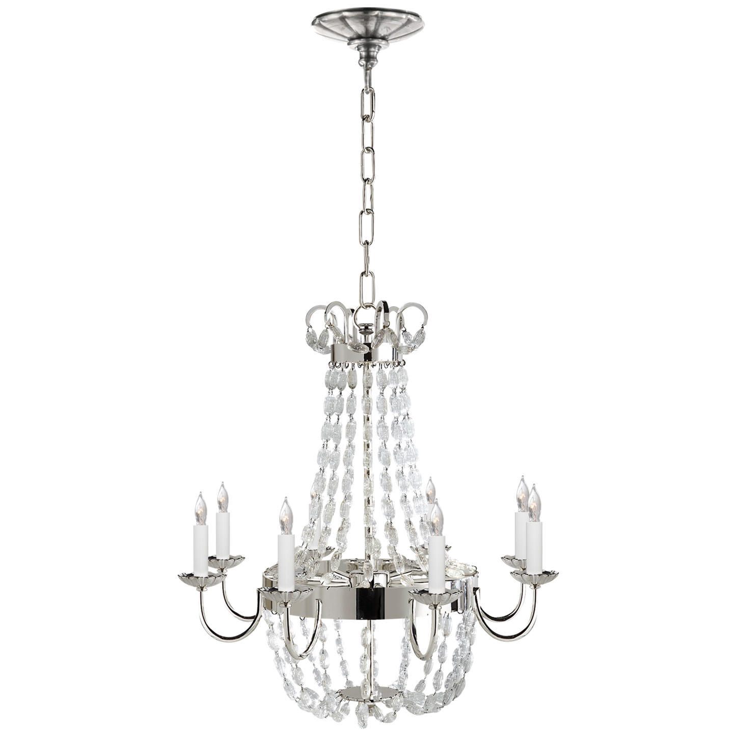 Paris Flea Market Chandelier with Seeded Glass