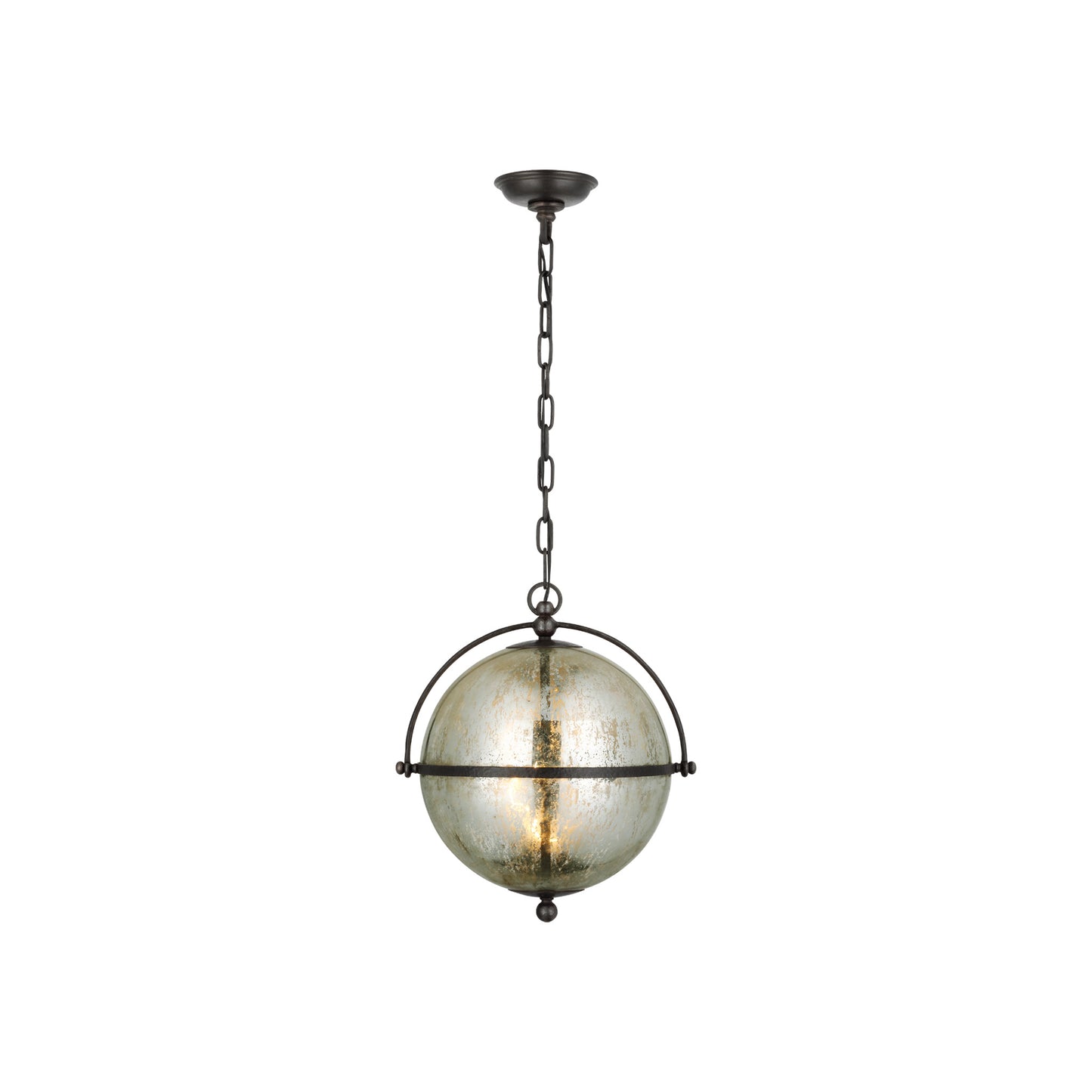 Bayridge Pendant with Antique Mercury Glass