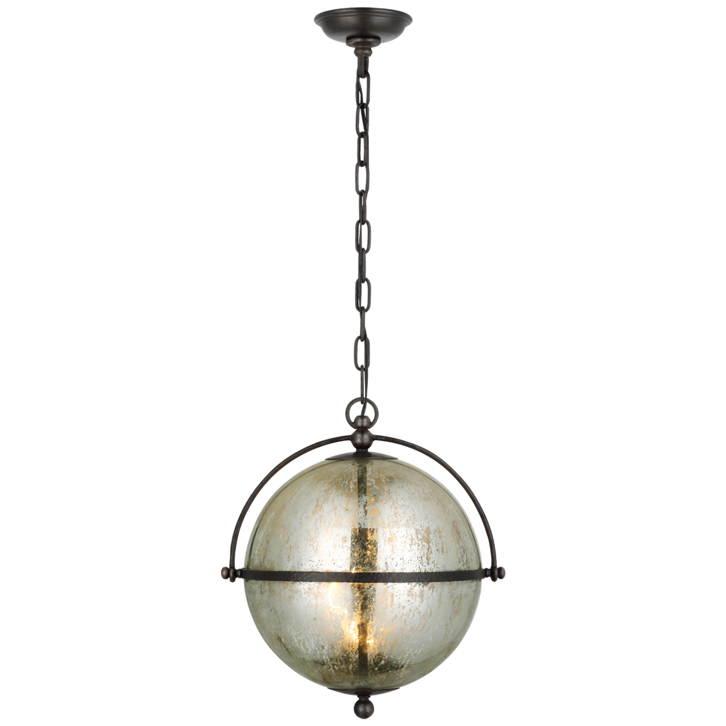 Bayridge Pendant with Antique Mercury Glass