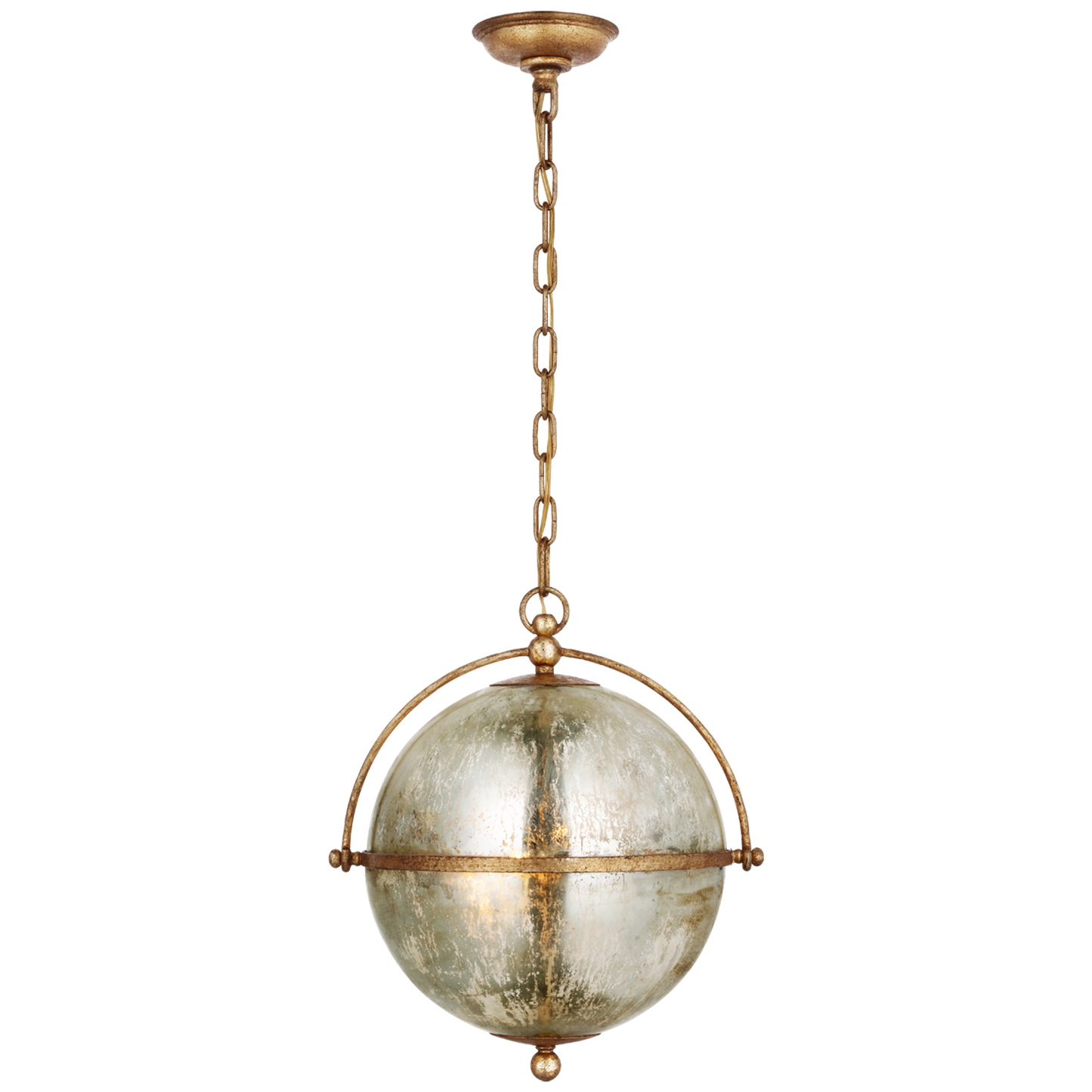 Bayridge Pendant with Antique Mercury Glass