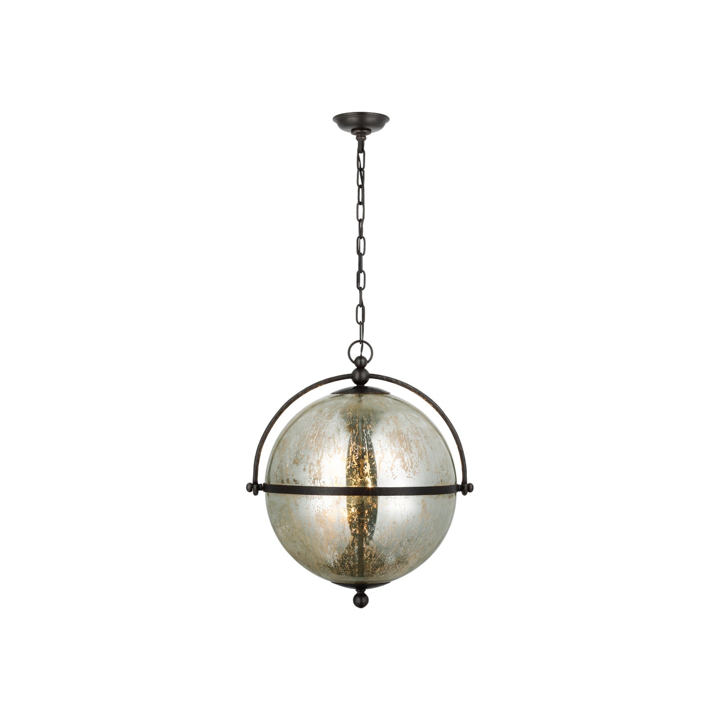 Bayridge Pendant with Antique Mercury Glass