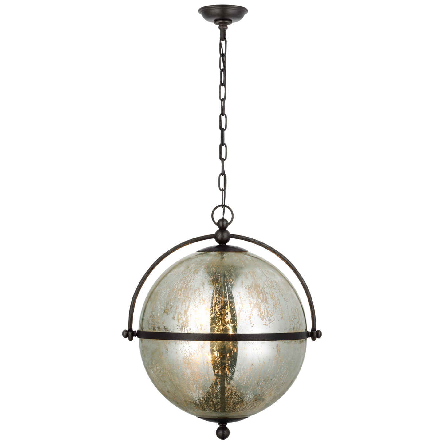 Bayridge Pendant with Antique Mercury Glass