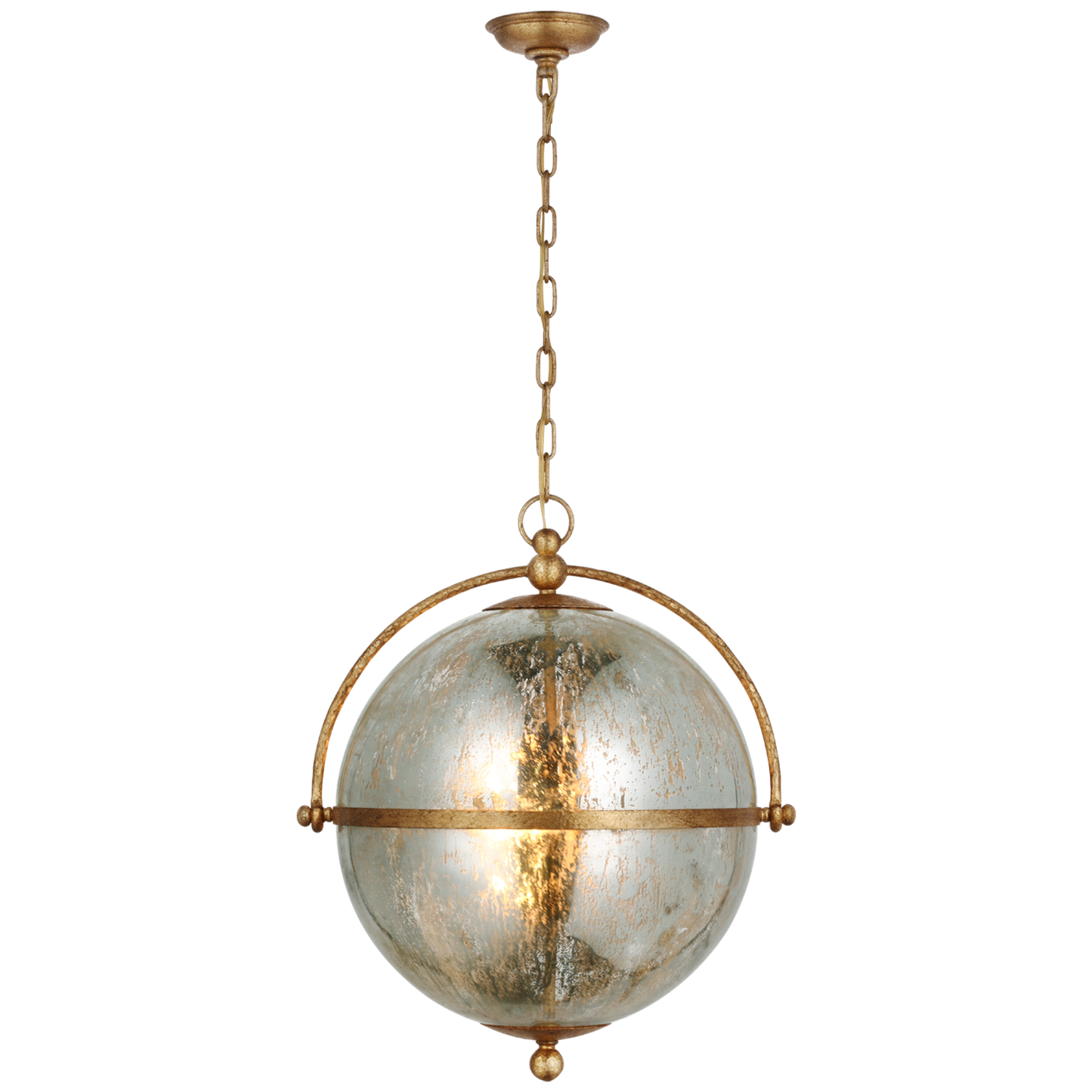 Bayridge Pendant with Antique Mercury Glass