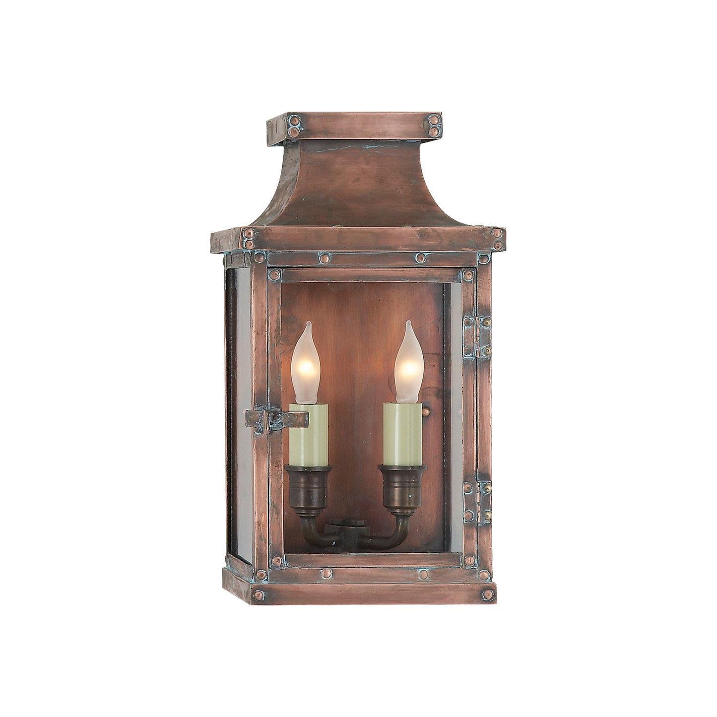 Bedford 3/4 Lantern in Natural Copper