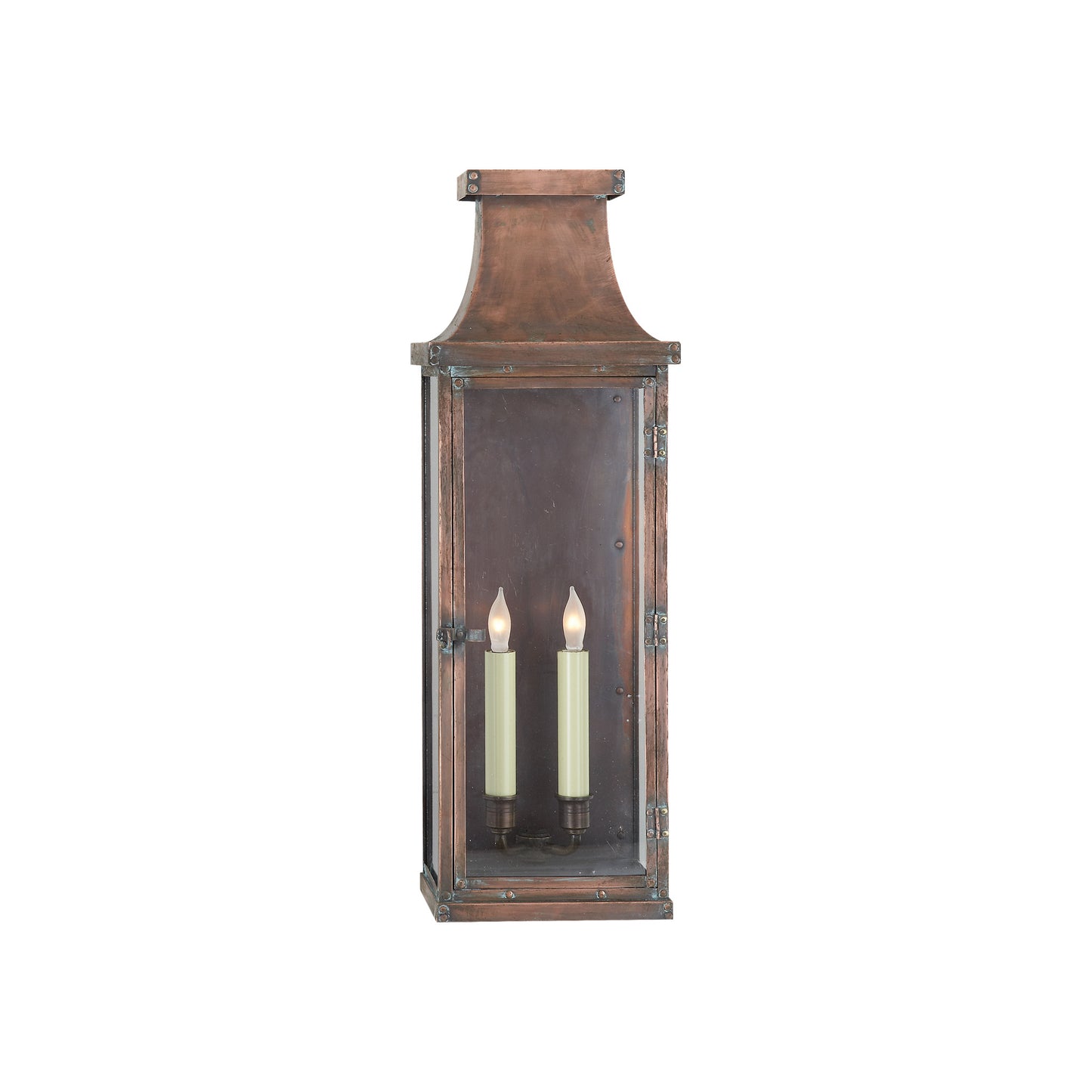 Bedford 3/4 Lantern in Natural Copper