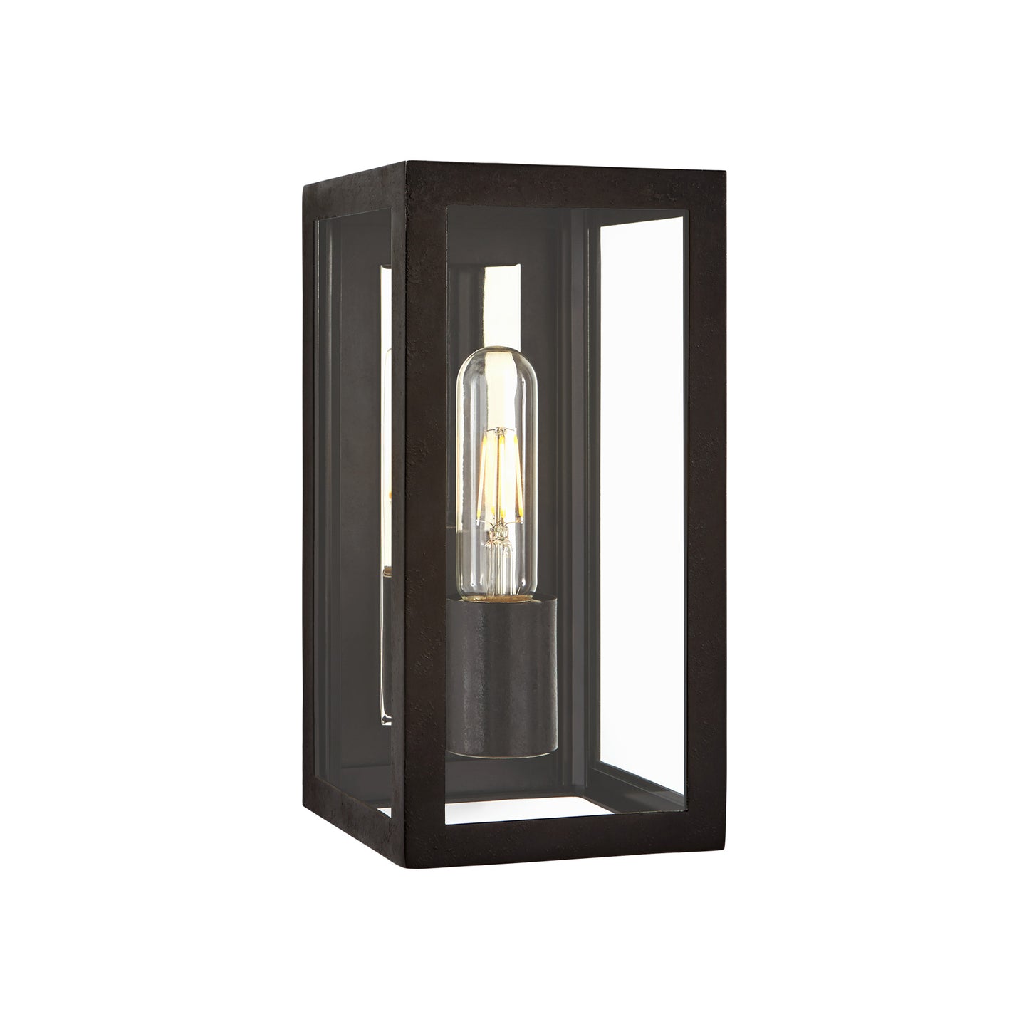 Fresno 3/4 Wall Lantern with Clear Glass