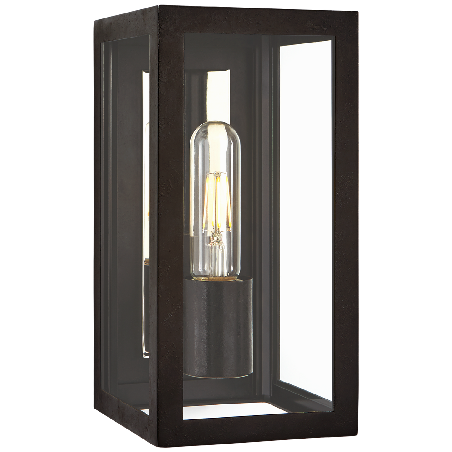 Fresno 3/4 Wall Lantern with Clear Glass