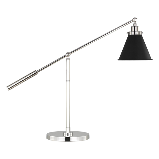 Wellfleet Cone Desk Lamp with Matt Black Shade