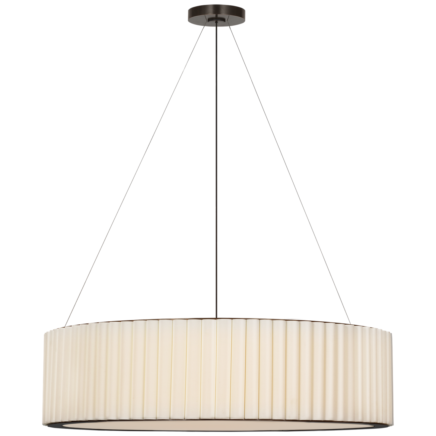 Palati Hanging Pendant with Linen Shade