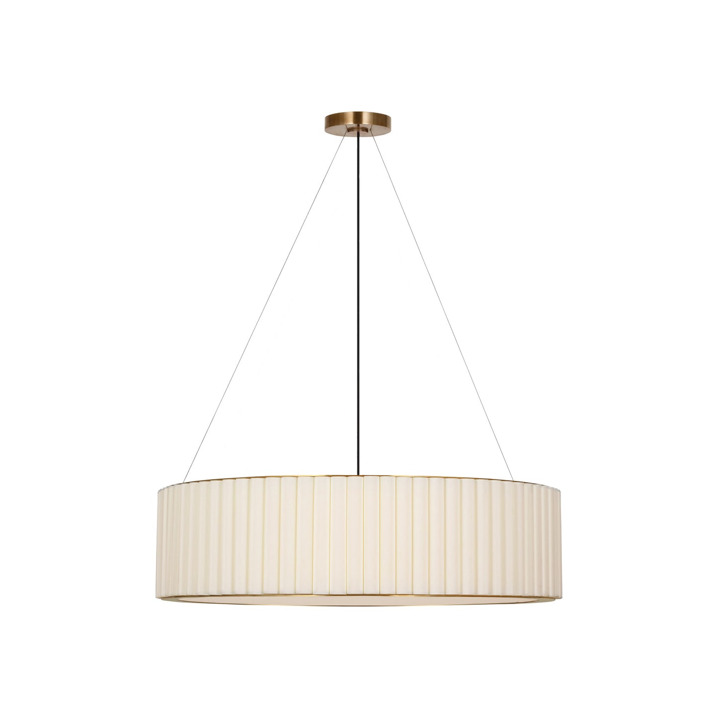 Palati Hanging Pendant with Linen Shade