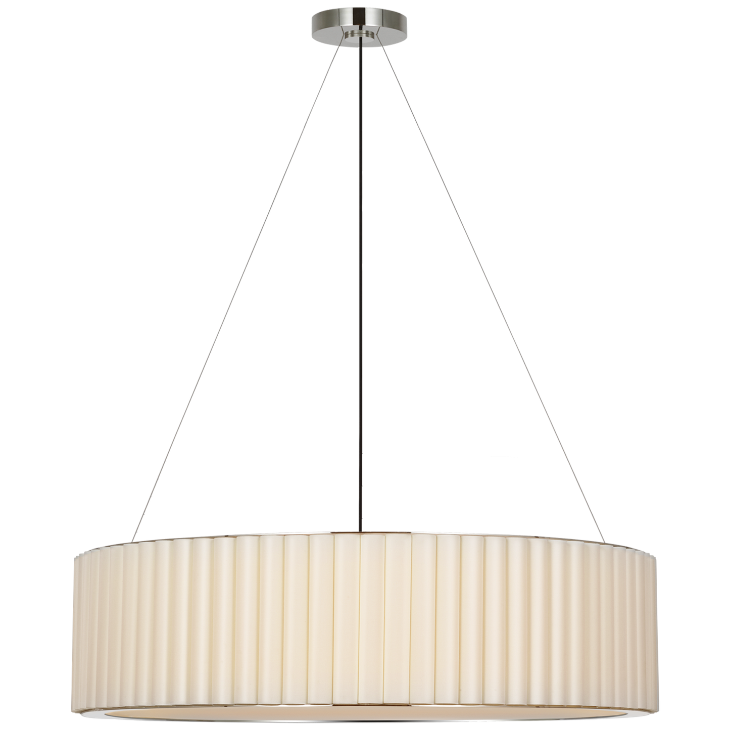 Palati Hanging Pendant with Linen Shade