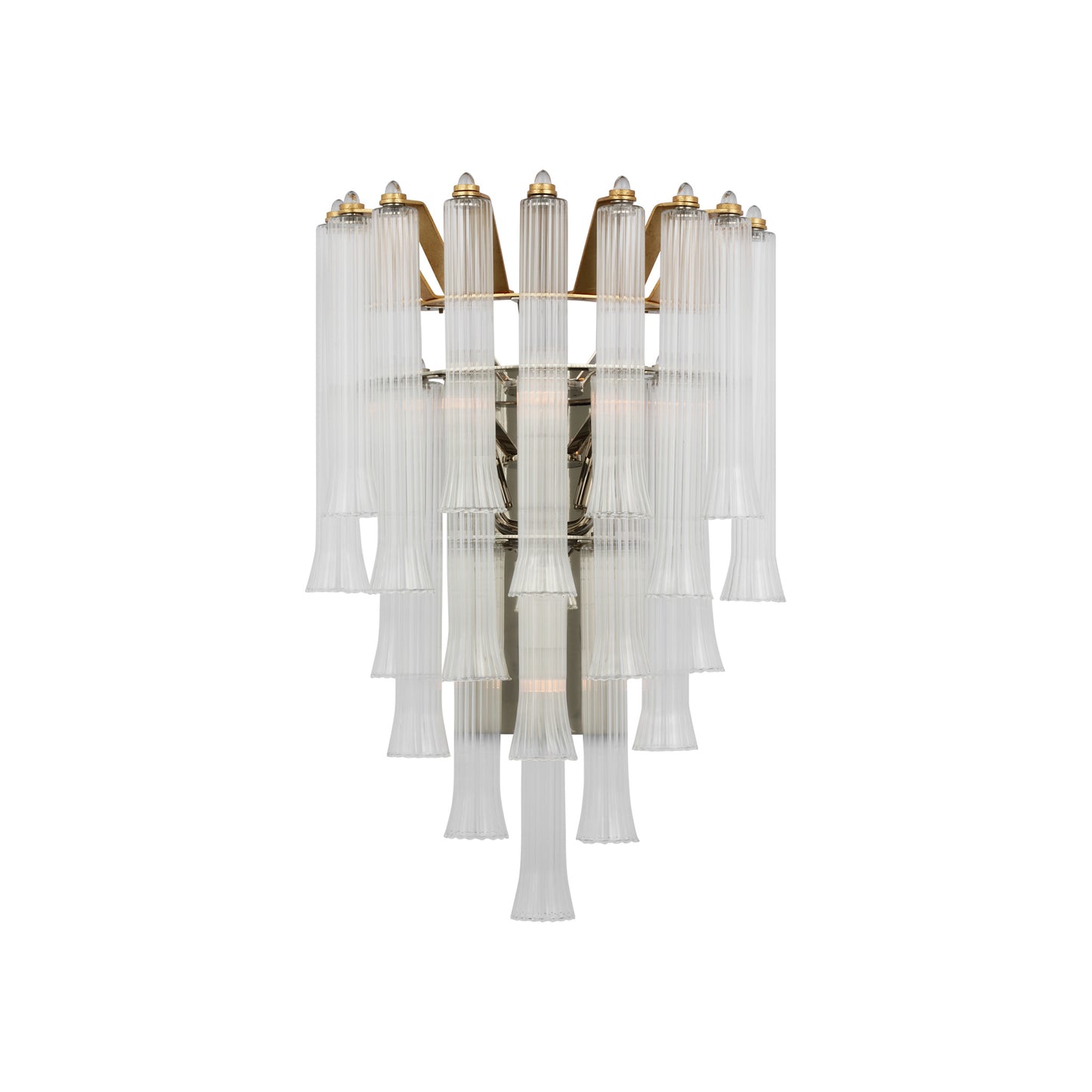 Lorelei Large Waterfall Sconce with Clear Glass