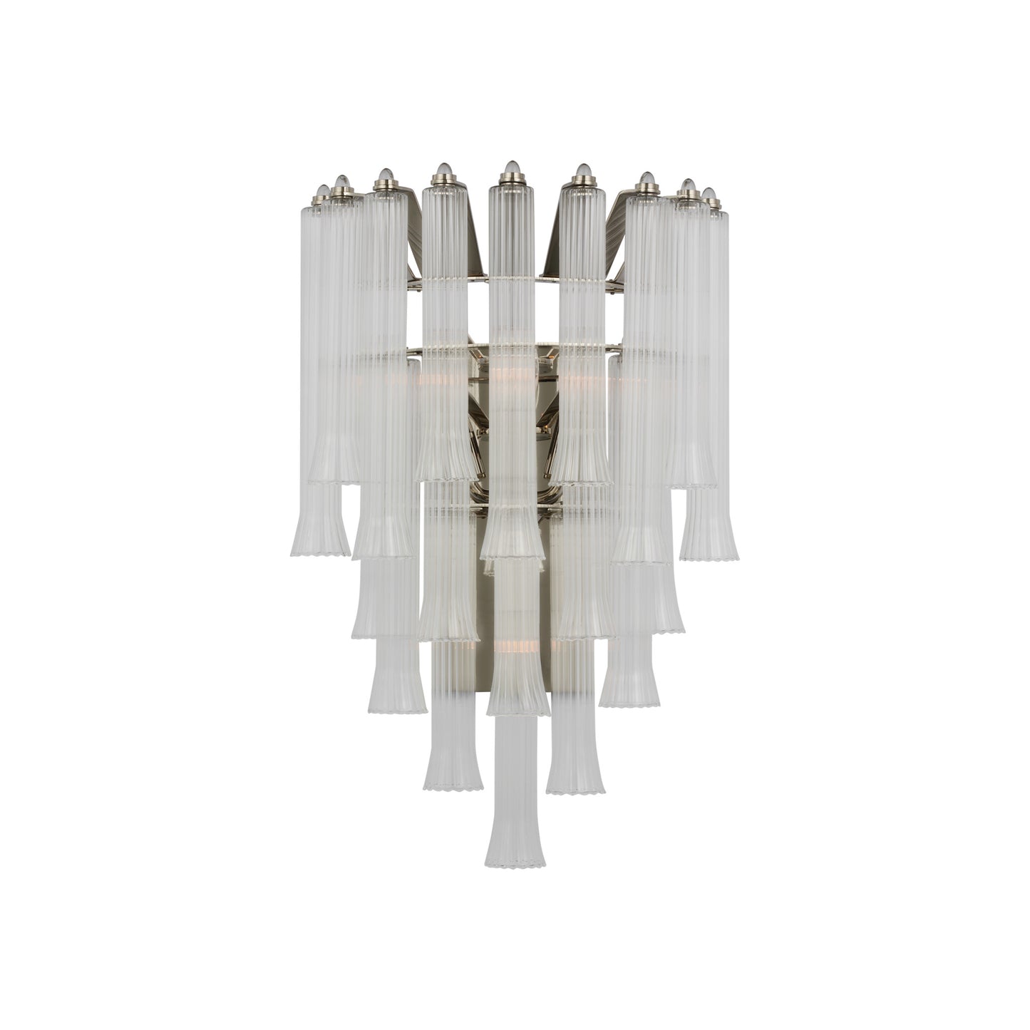 Lorelei Large Waterfall Sconce with Clear Glass