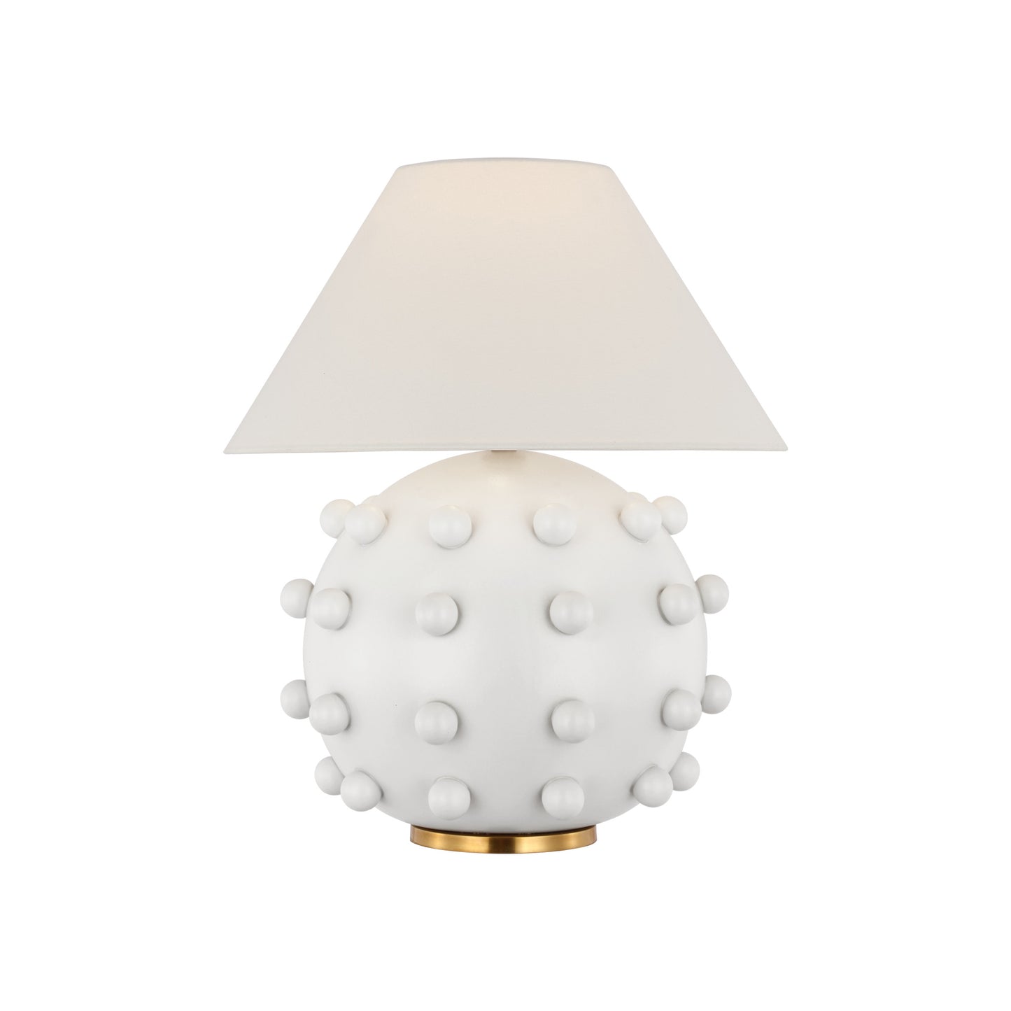 Linden Medium Orb Table Lamp with Linen Shade