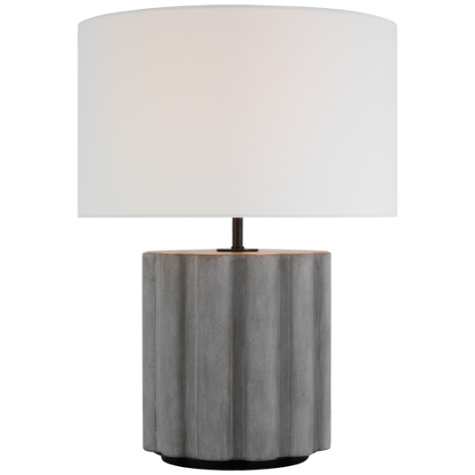 Scioto Medium Table Lamp with Linen Shade