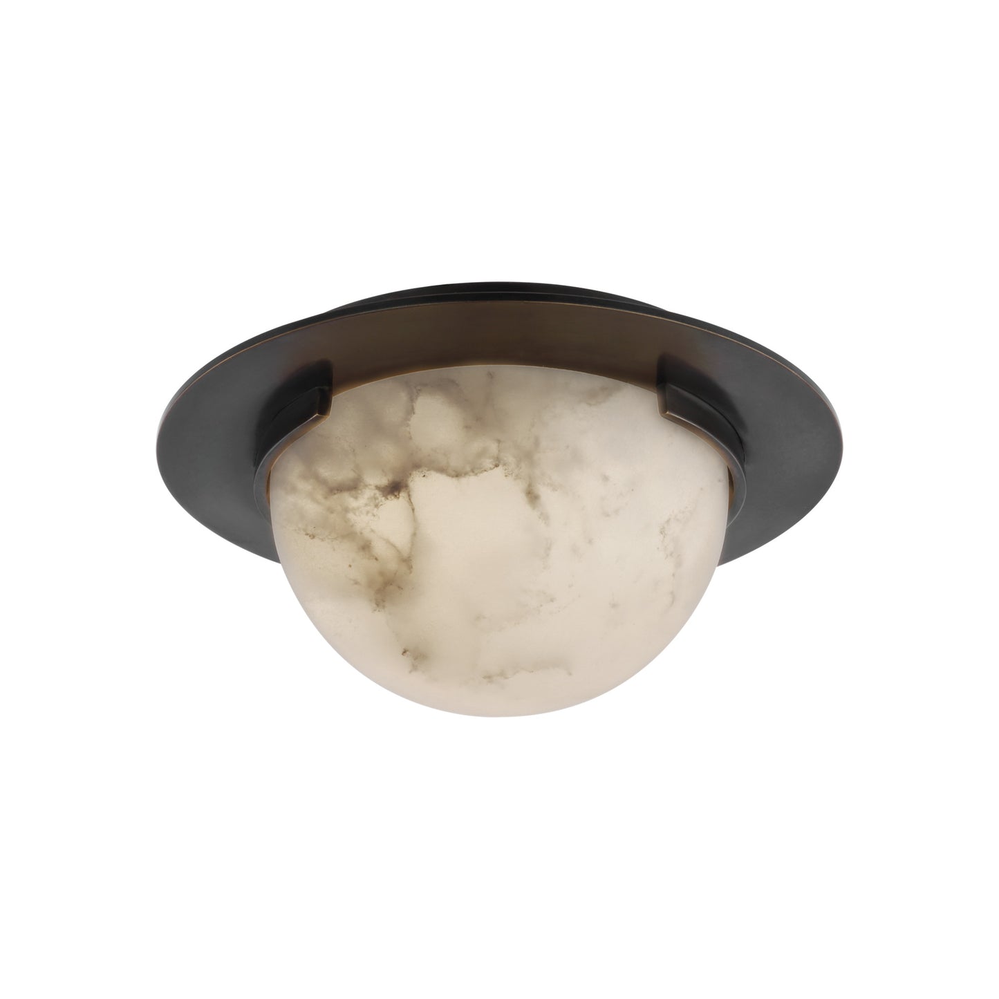 Melange 6" Solitaire Flush Mount