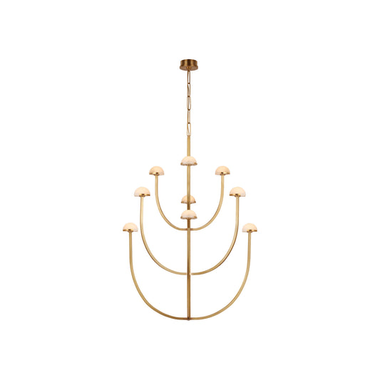 Pedra X-Large Three-Tier Chandelier with Alabaster