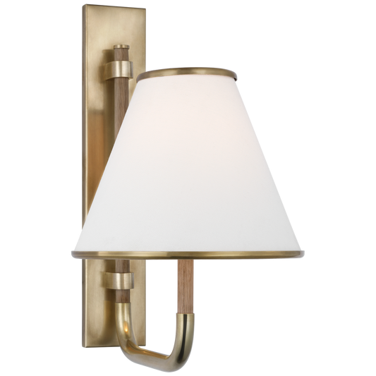 Rigby Small Sconce with Linen Shade