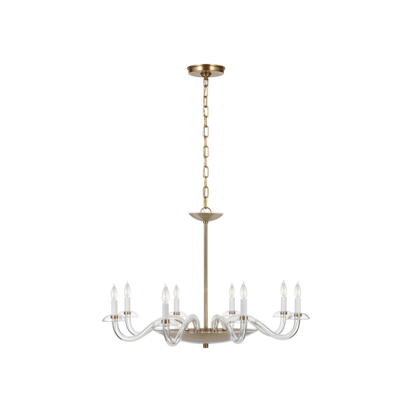 Brigitte Large Chandelier with Clear Glass