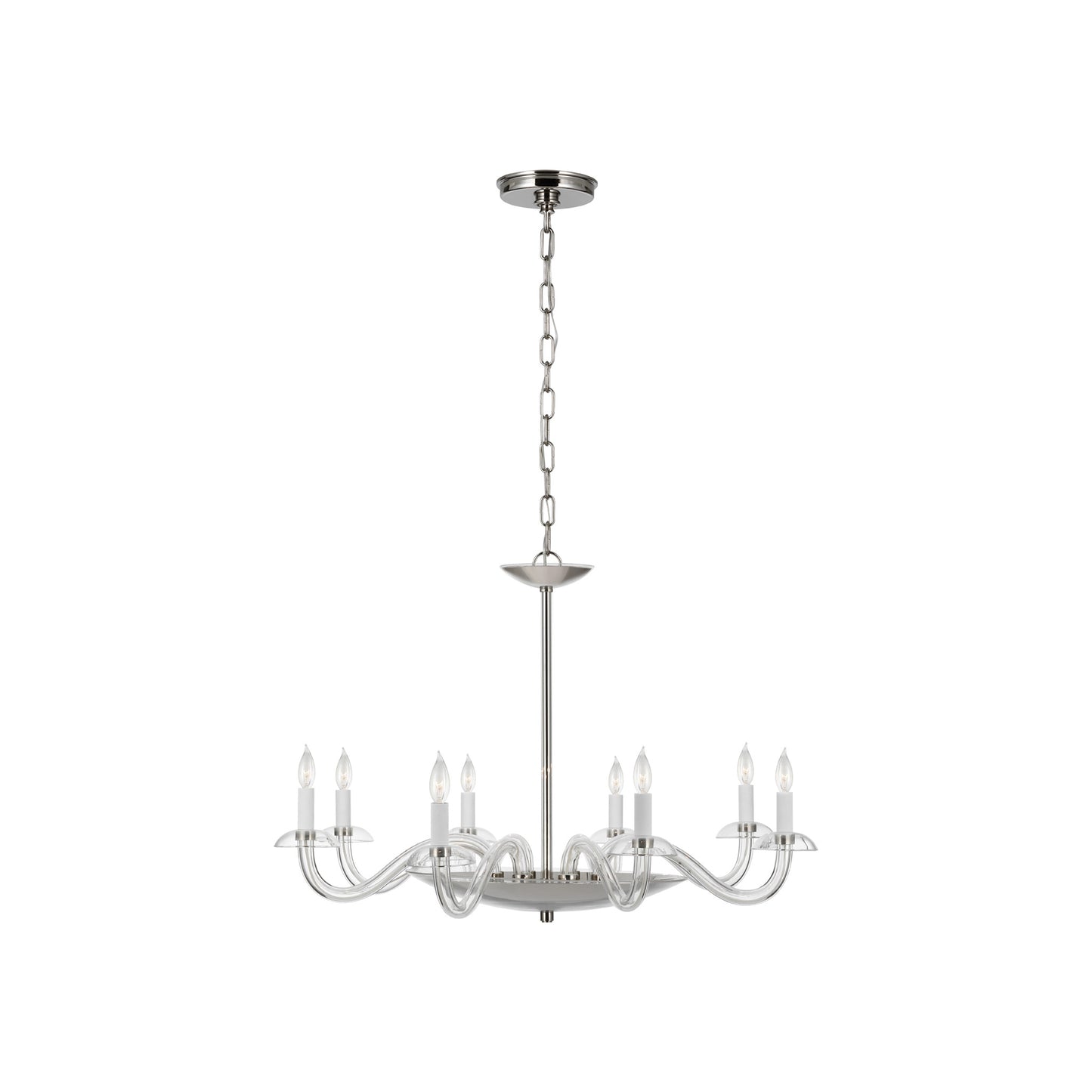 Brigitte Large Chandelier with Clear Glass