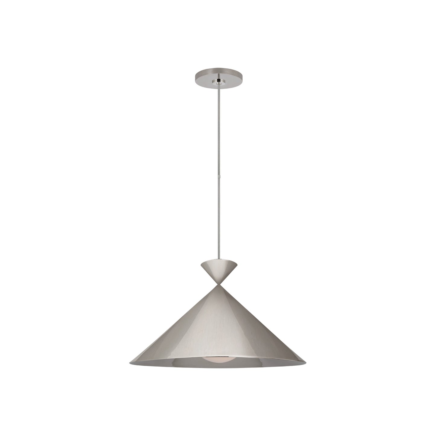 Orsay Grande Pendant with White Glass