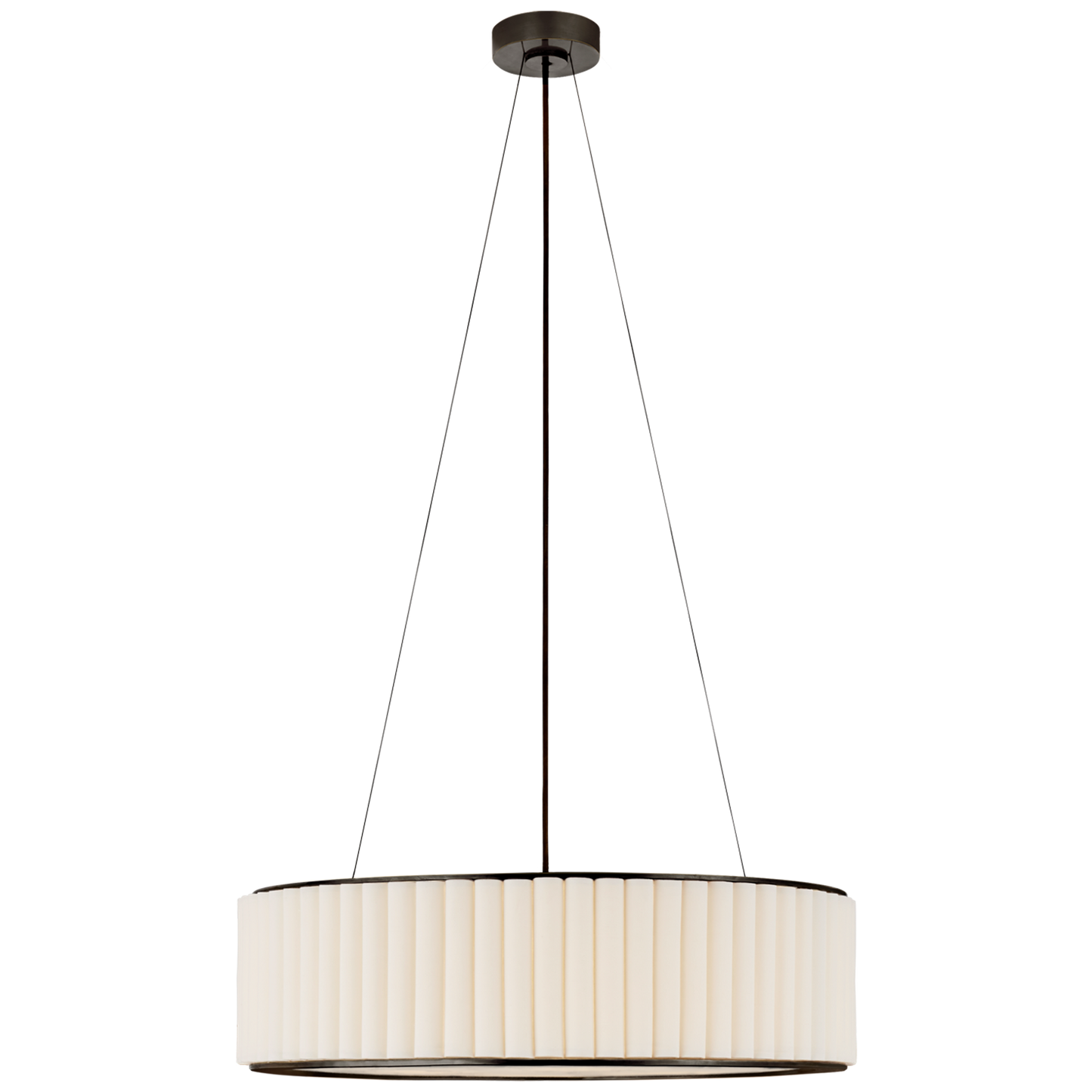 Palati Hanging Pendant with Linen Shade