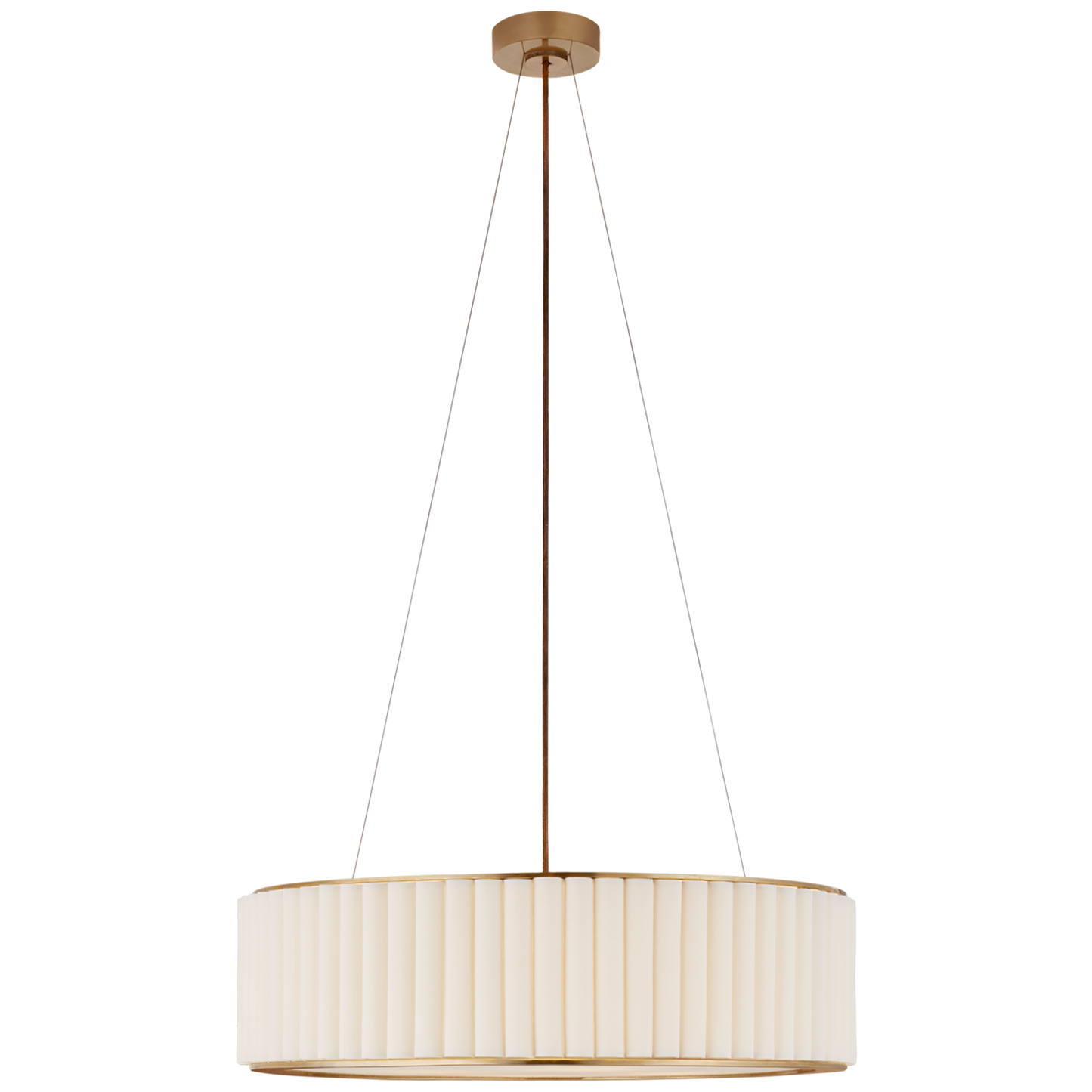 Palati Hanging Pendant with Linen Shade