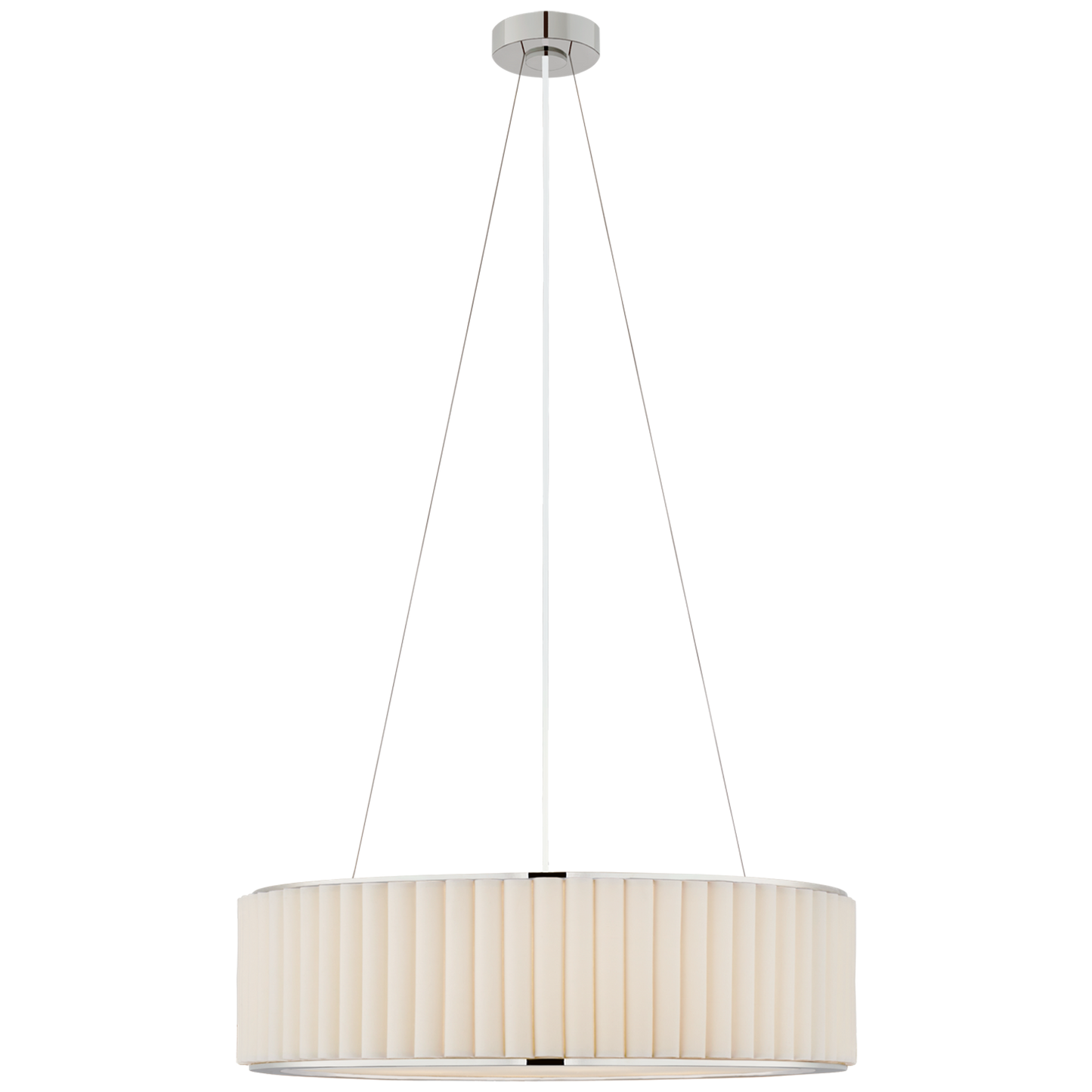 Palati Hanging Pendant with Linen Shade