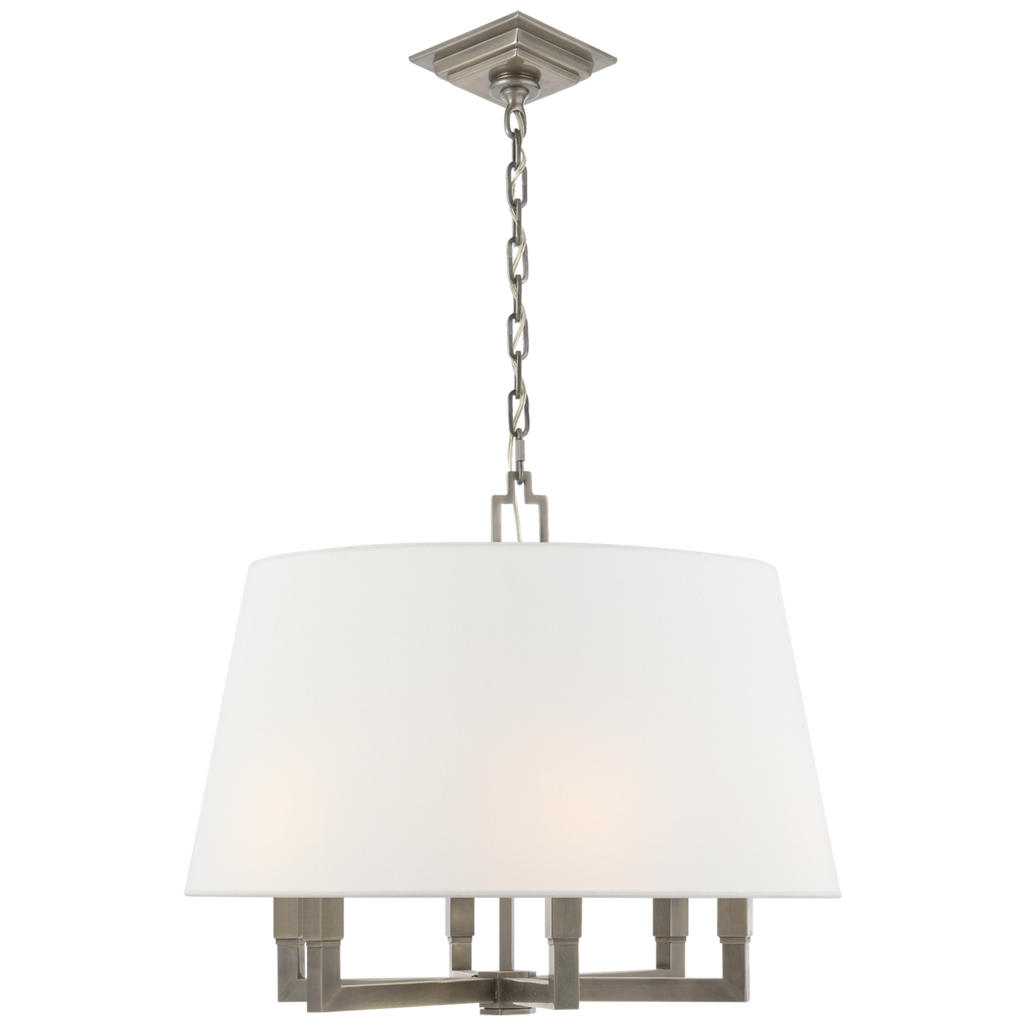 Square 6-Light Tube Pendant