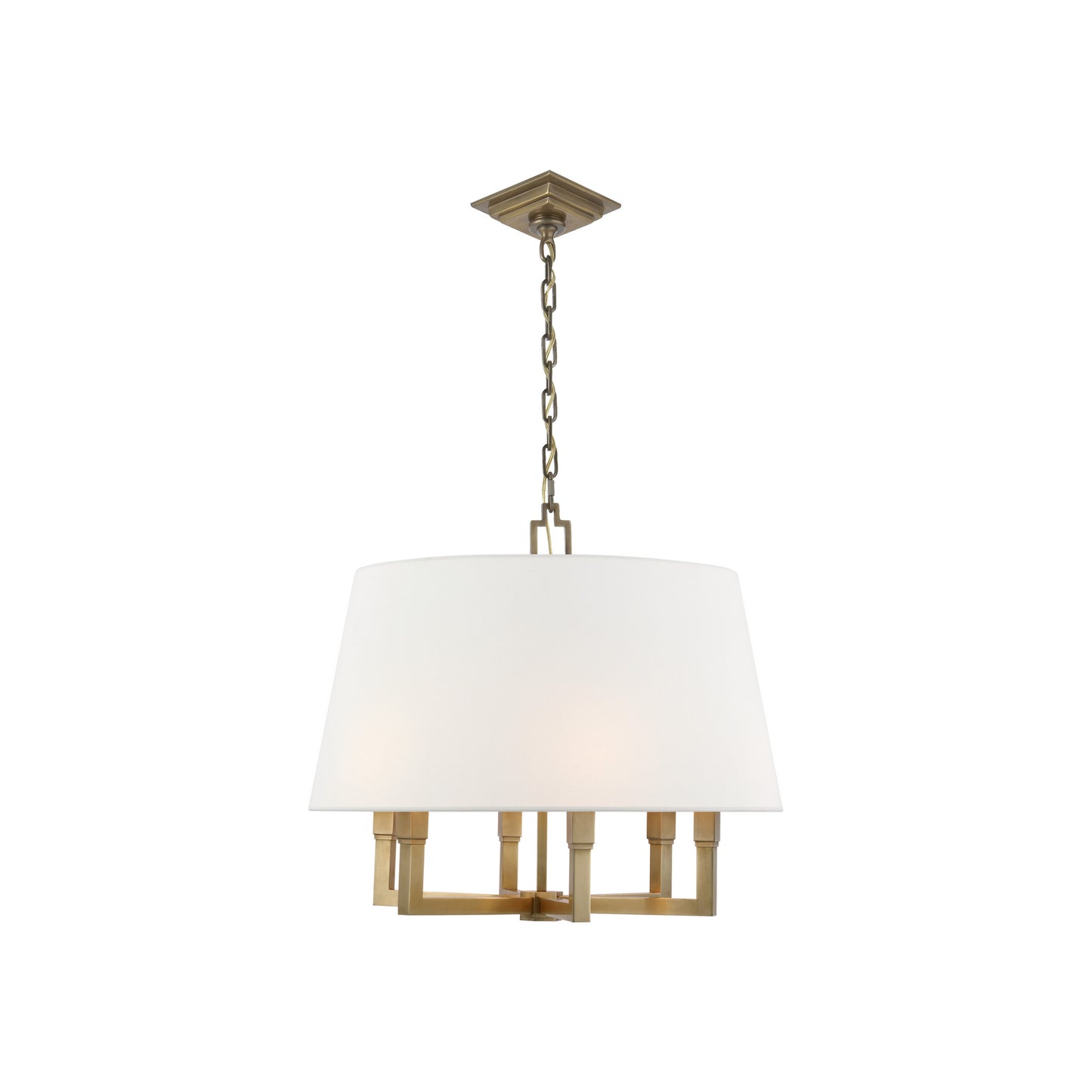 Square 6-Light Tube Pendant