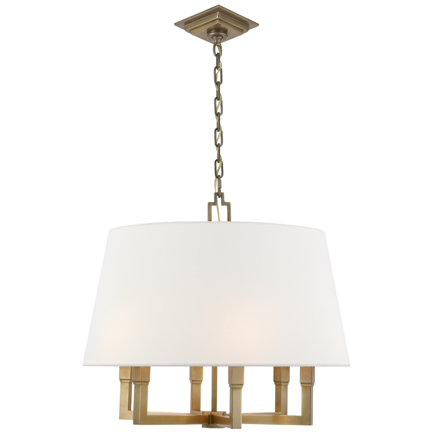 Square 6-Light Tube Pendant