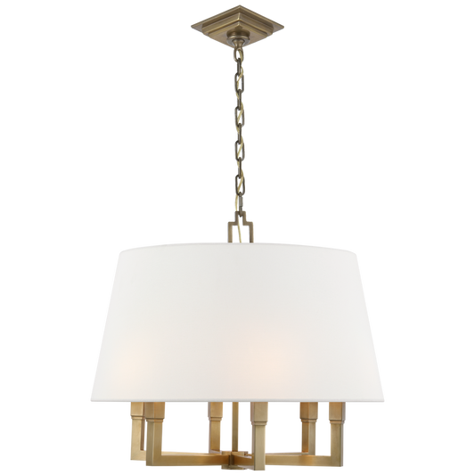 Square 6-Light Tube Pendant