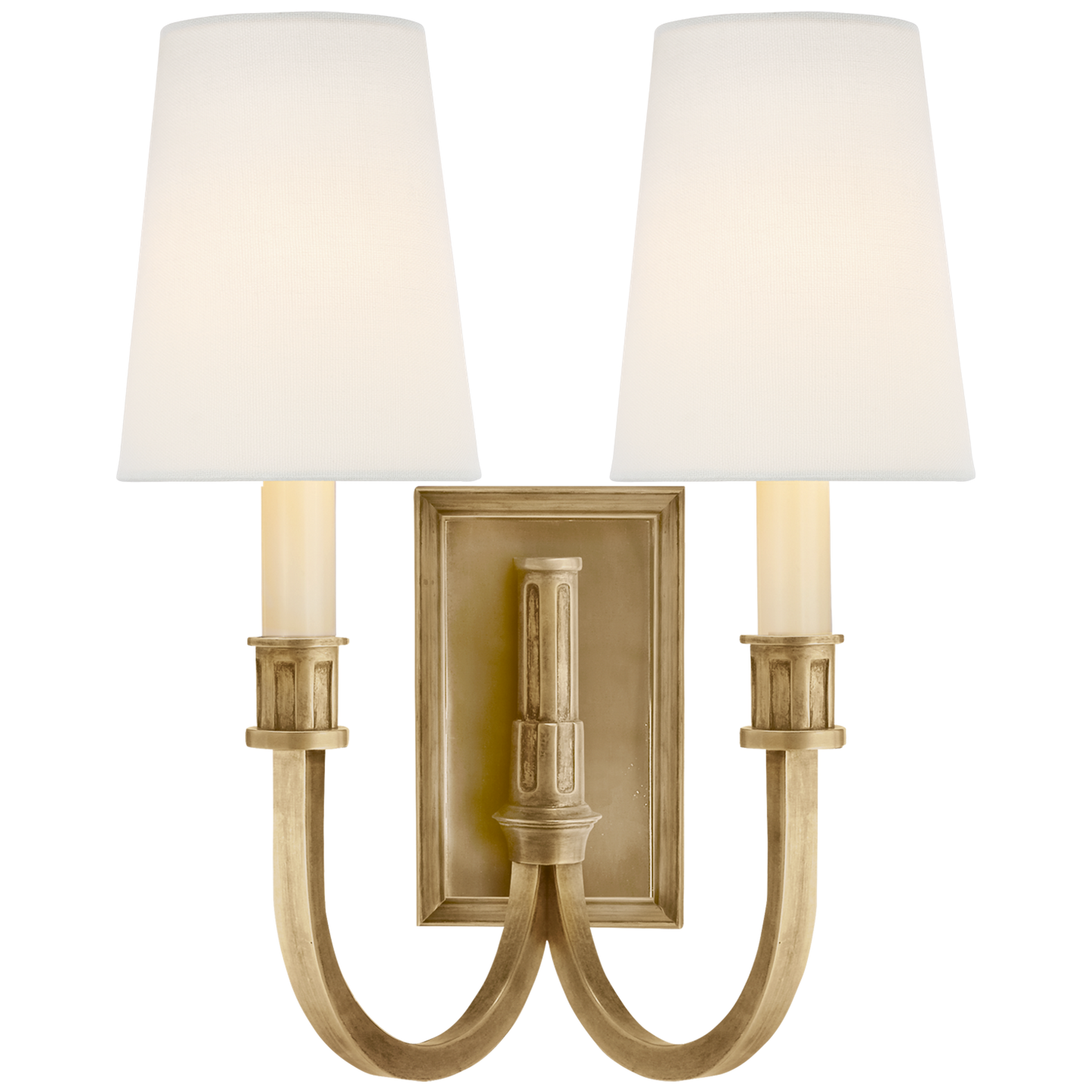 Modern Library Double Sconce