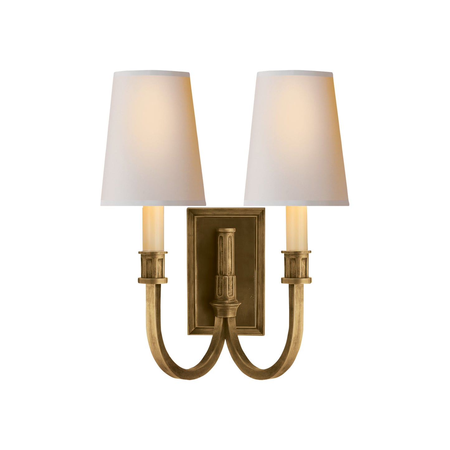 Modern Library Double Sconce